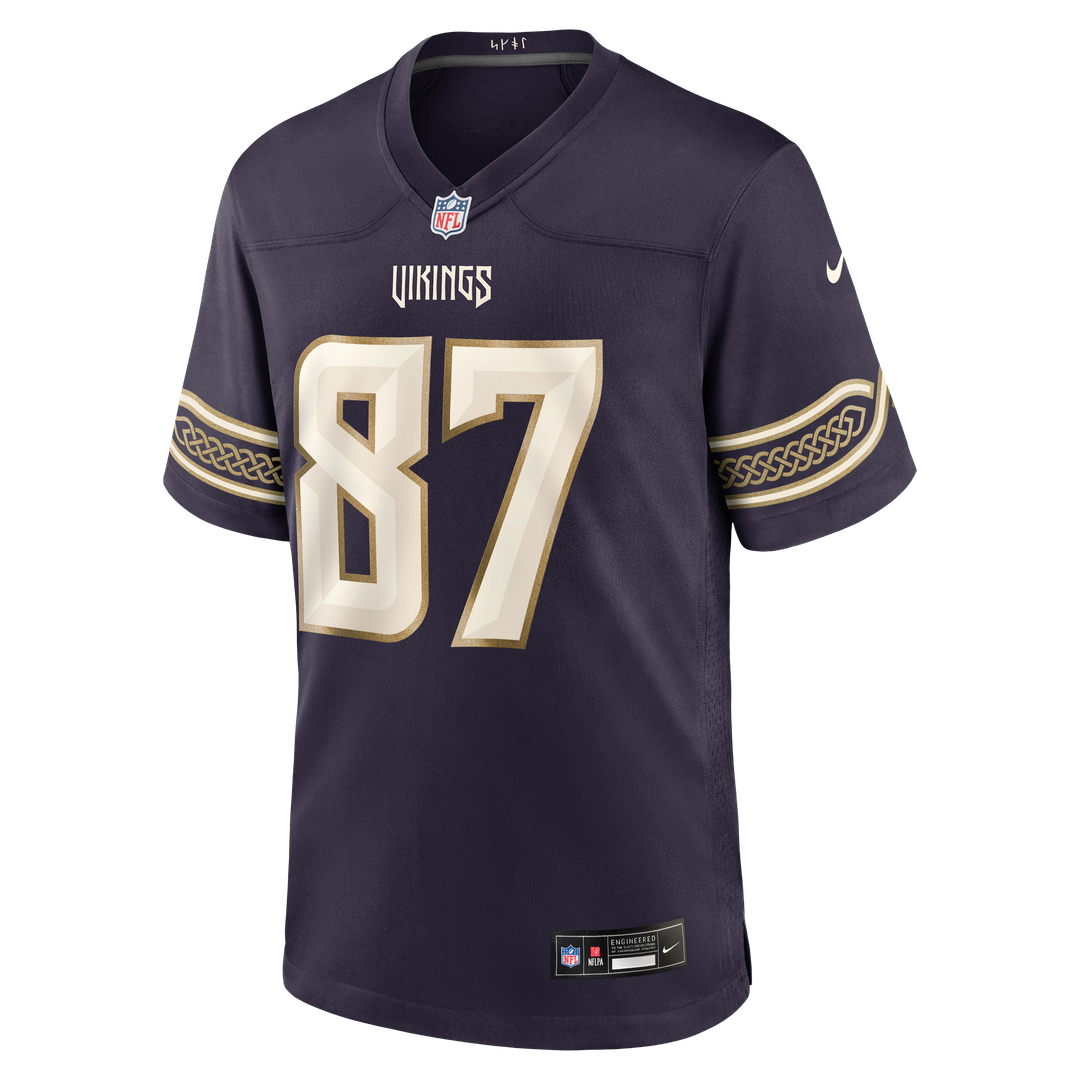 Minnesota Vikings T.J. Hockenson Nike Purple 2026 Rivalries Collection Game Jersey