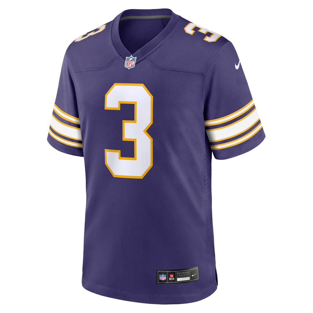 Minnesota Vikings Jordan Addison Nike White Away Game Jersey