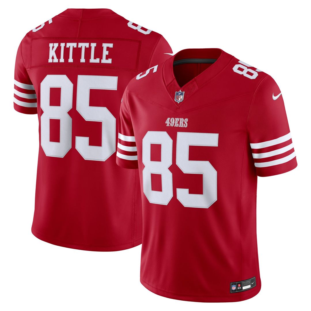 San Francisco 49ers George Kittle Nike White Alternate Vapor F.U.S.E. Stitched Limited Jersey