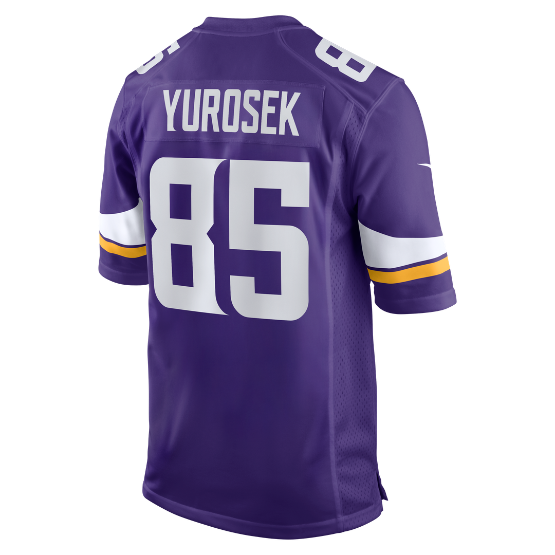 Minnesota Vikings Ben Yurosek Nike Purple Team Game Jersey