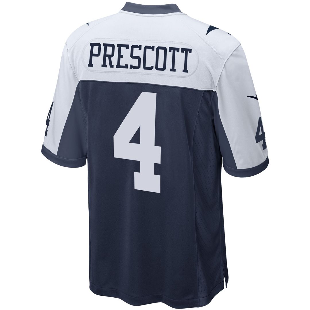 Dallas Cowboys Dak Prescott Nike White Alternate Game Team Jersey