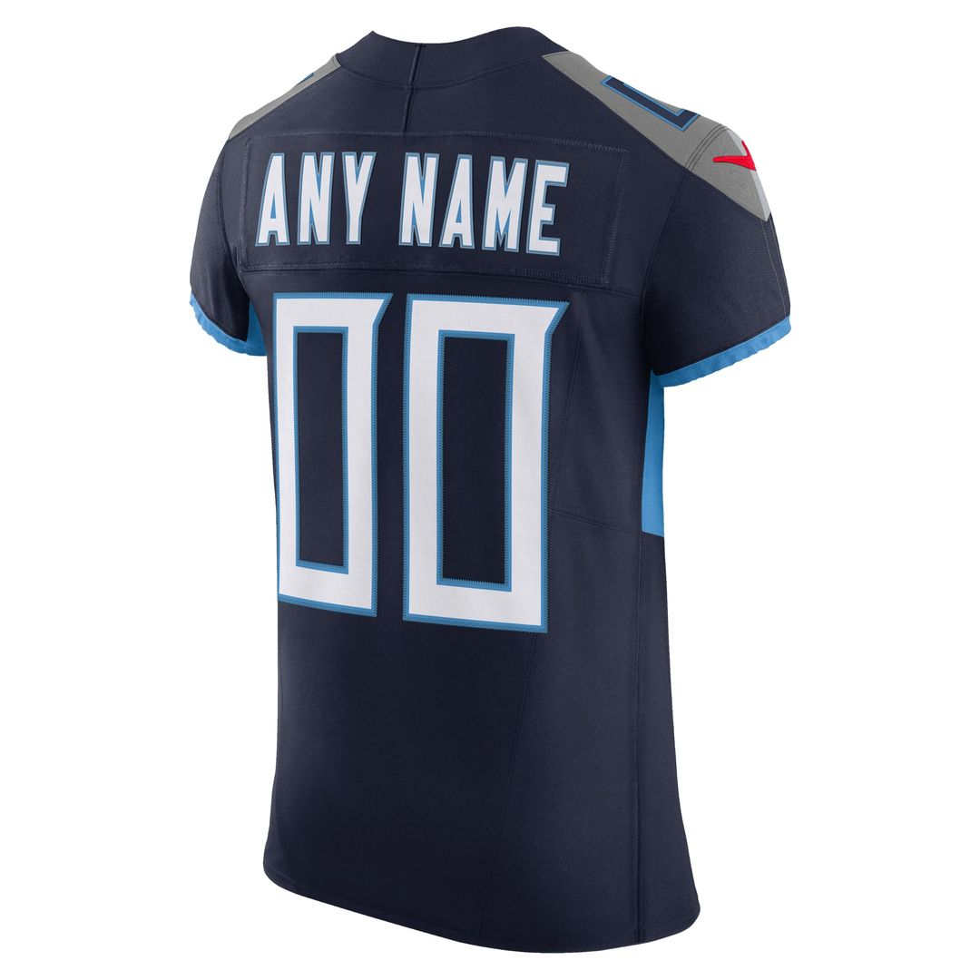 Tennessee Titans Nike Navy Vapor F.U.S.E. Elite Custom Jersey