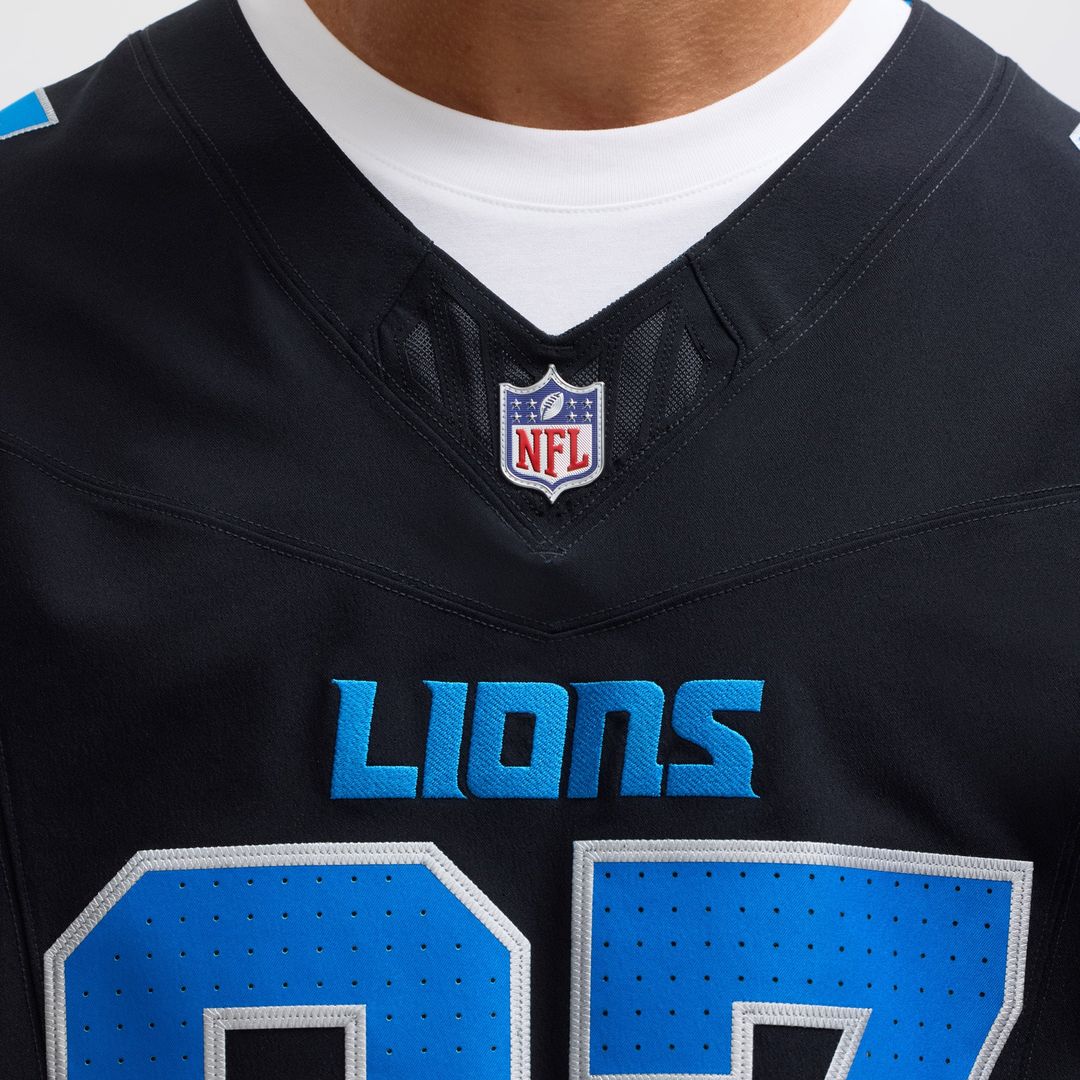Detroit Lions Aidan Hutchinson Nike Black Alternate Vapor F.U.S.E. Elite Jersey