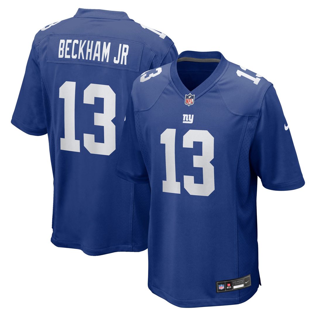 New York Giants Odell Beckham Jr. Nike Royal Team Game Jersey