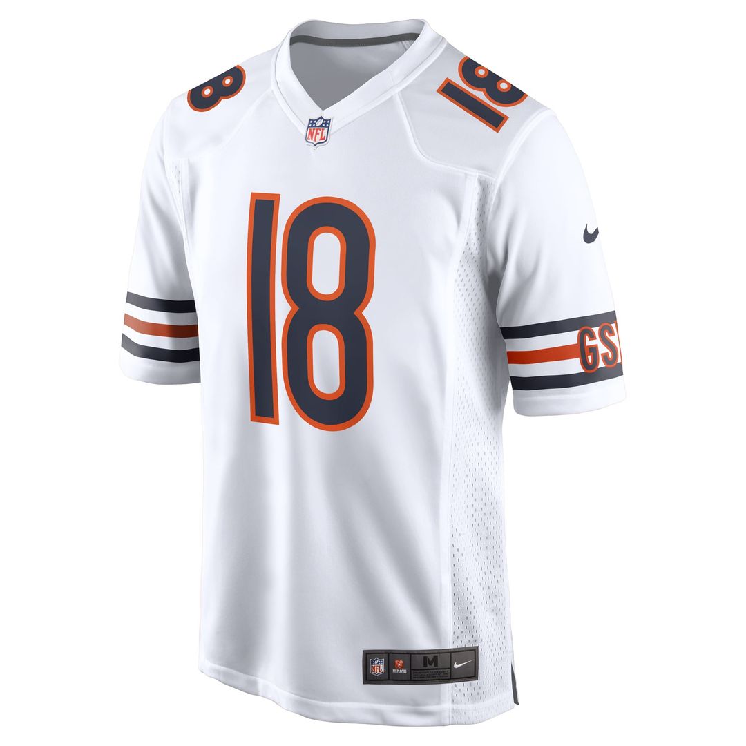 Chicago Bears Caleb Williams Nike Orange Alternate Player Game Jersey