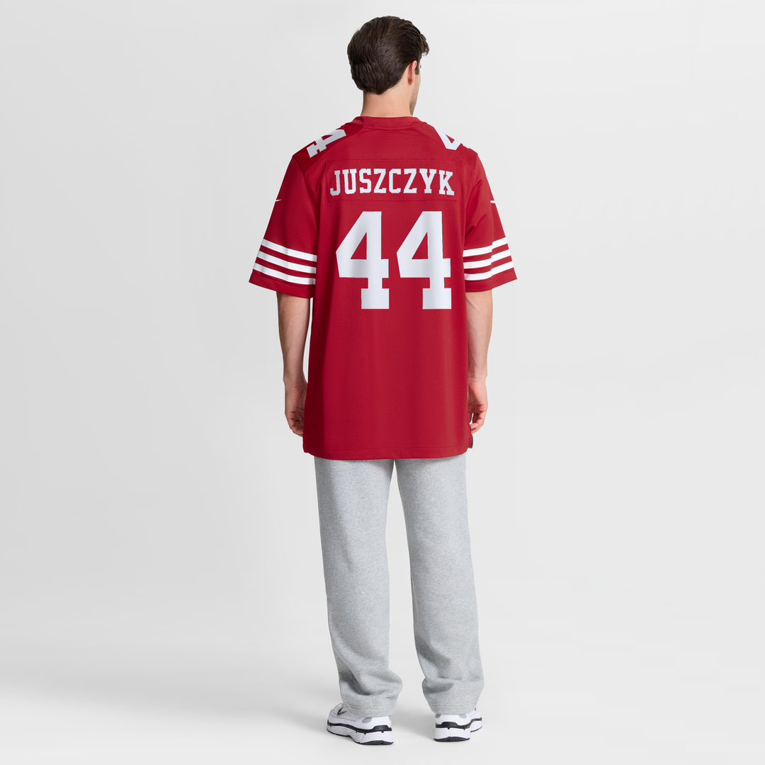 San Francisco 49ers Kyle Juszczyk Nike Scarlet 80th Anniversary Game Jersey