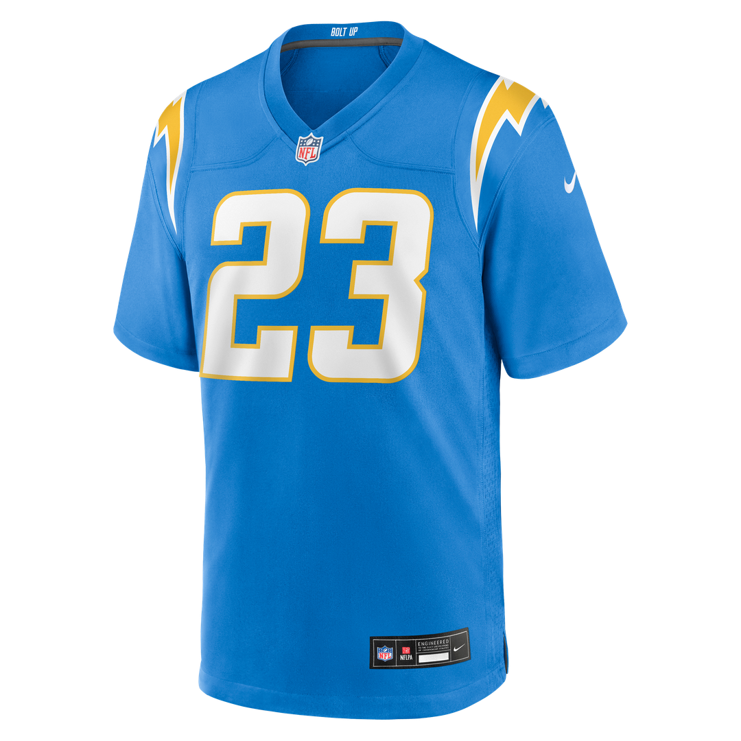 Los Angeles Chargers Tony Jefferson Nike Powder Blue Team Game Jersey