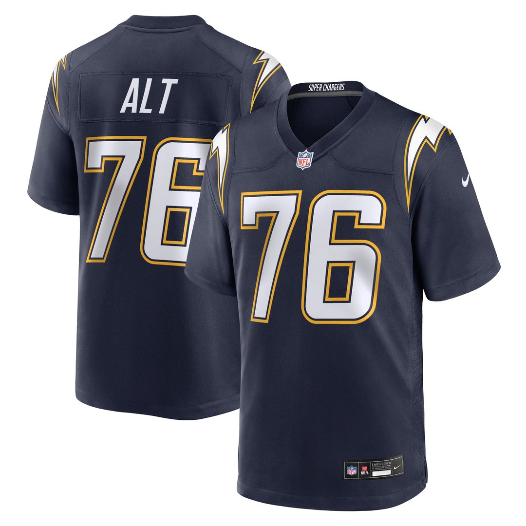Los Angeles Chargers Joe Alt Nike Gold Alternate Charger Power Game Player Jersey