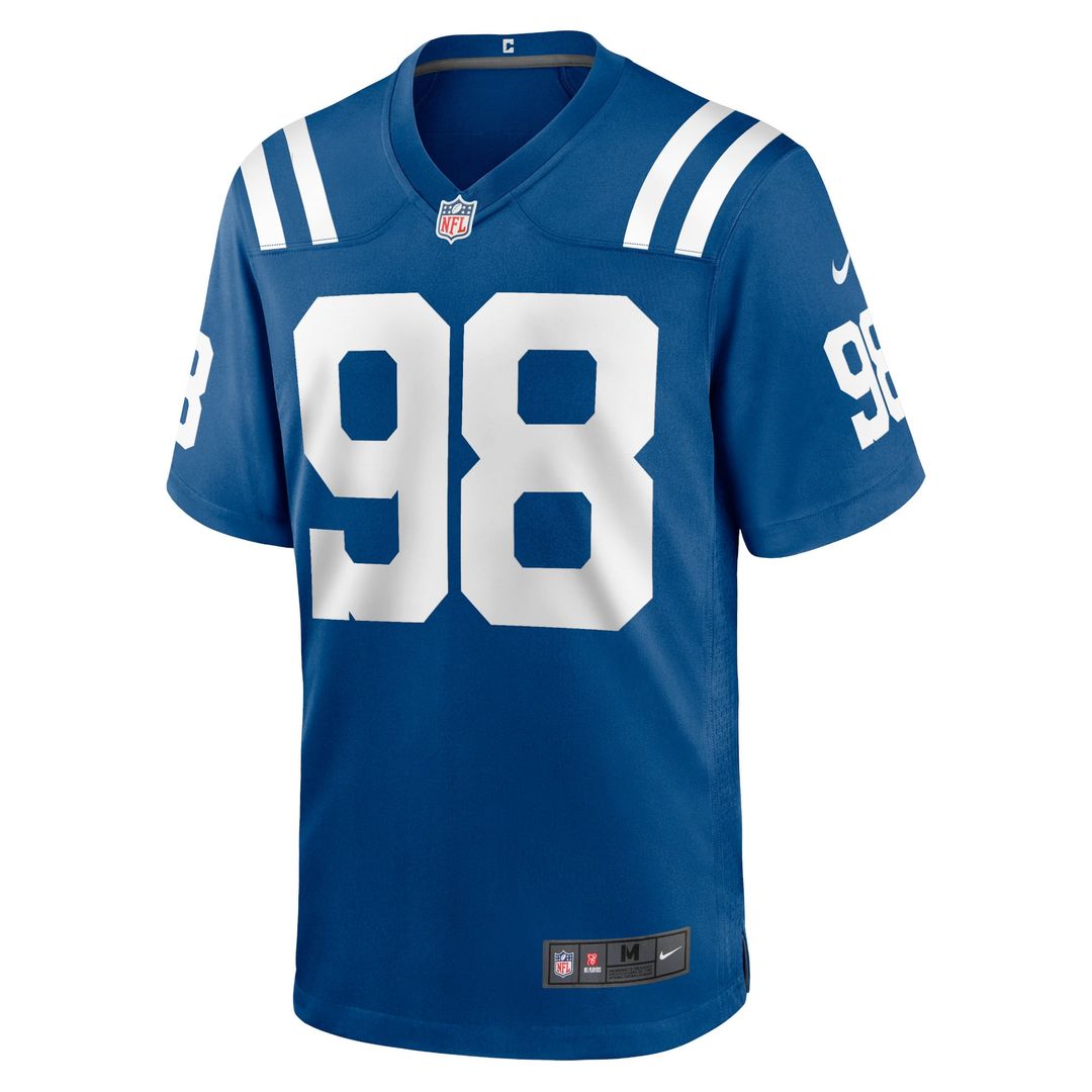 Indianapolis Colts Tony Siragusa Nike Blue Retired Player Alternate Game Jersey