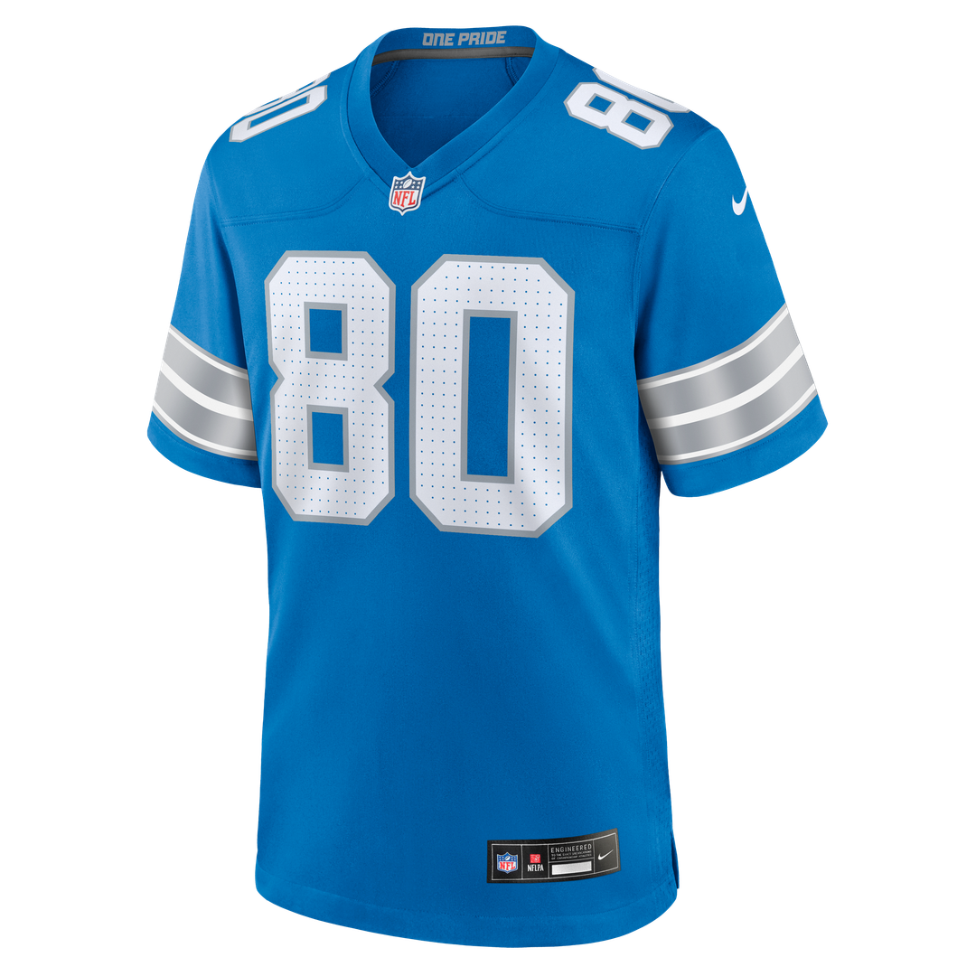 Detroit Lions Malik Cunningham Nike Blue Team Game Jersey