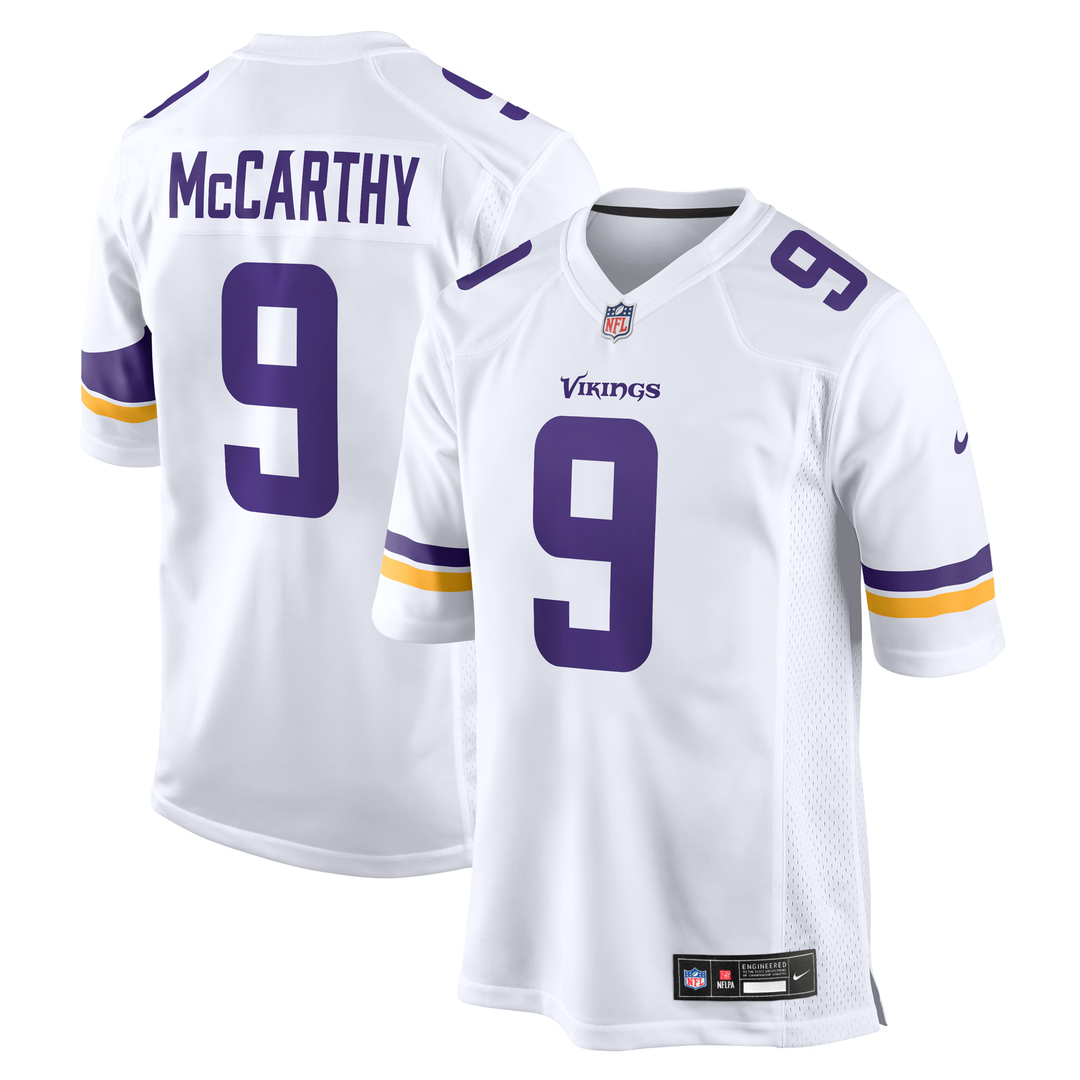 Minnesota Vikings J.J. McCarthy Nike Purple 2nd Alternate Player Game Jersey
