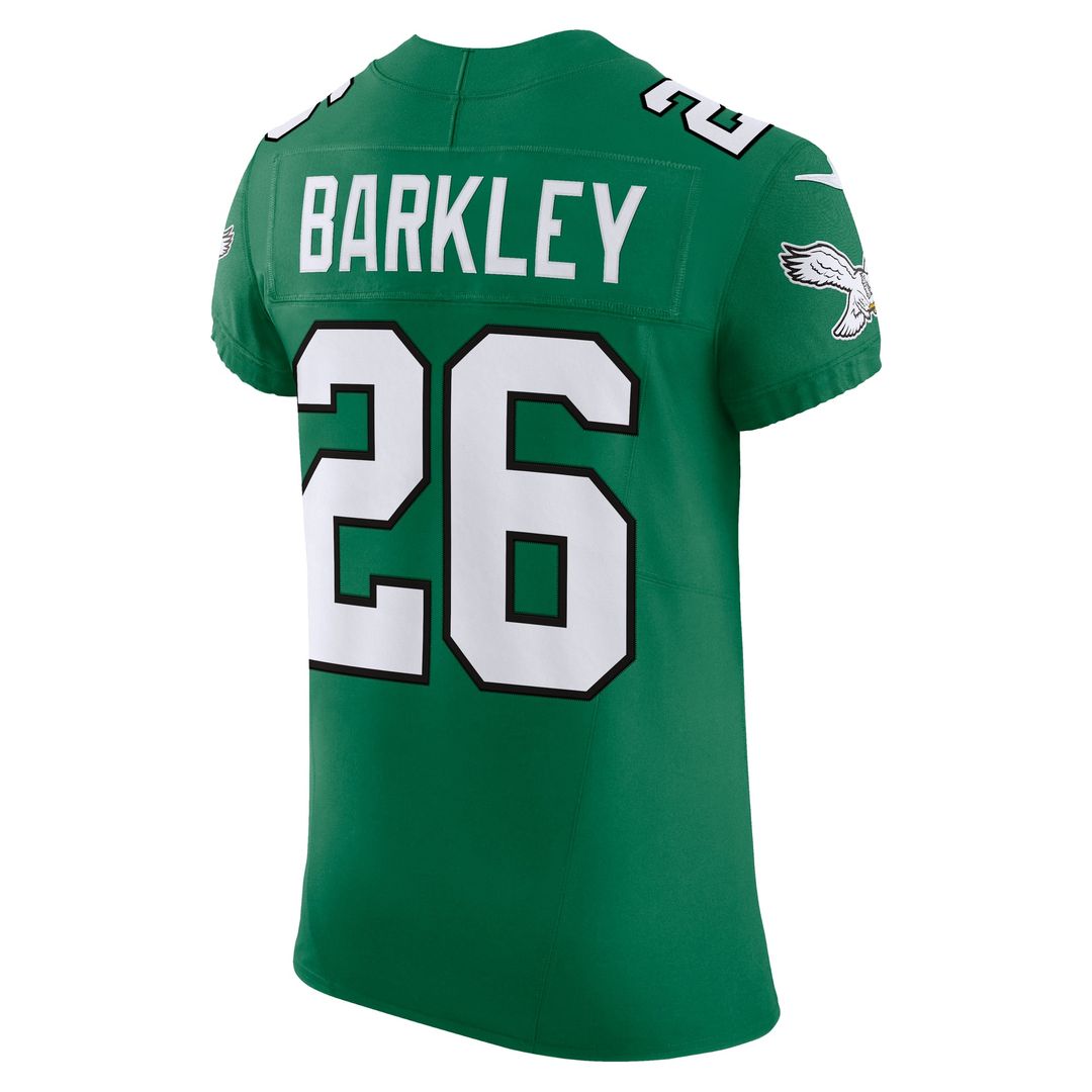 Philadelphia Eagles Saquon Barkley Nike Black Alternate Vapor F.U.S.E. Elite Jersey
