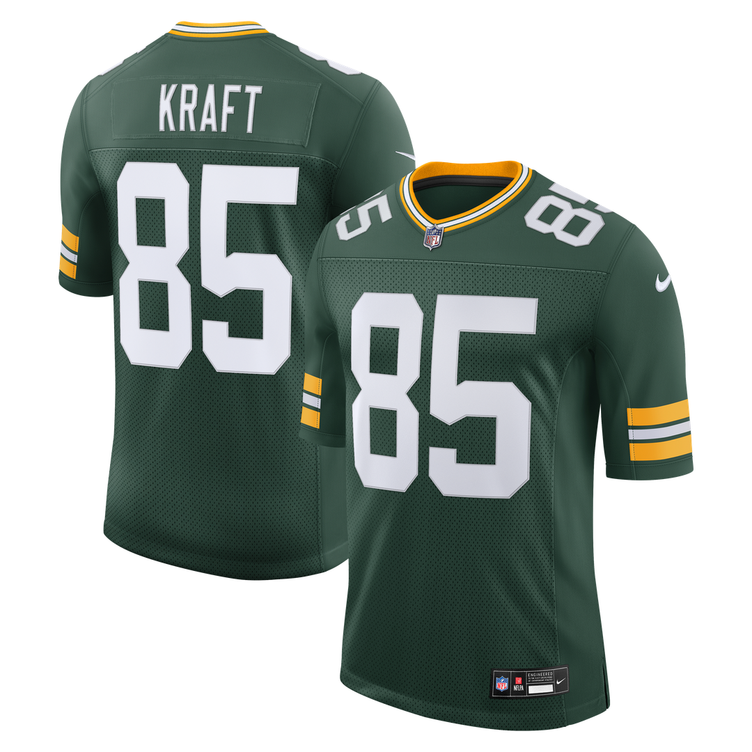 Green Bay Packers Tucker Kraft Nike Green Vapor Untouchable Stitched Limited Jersey