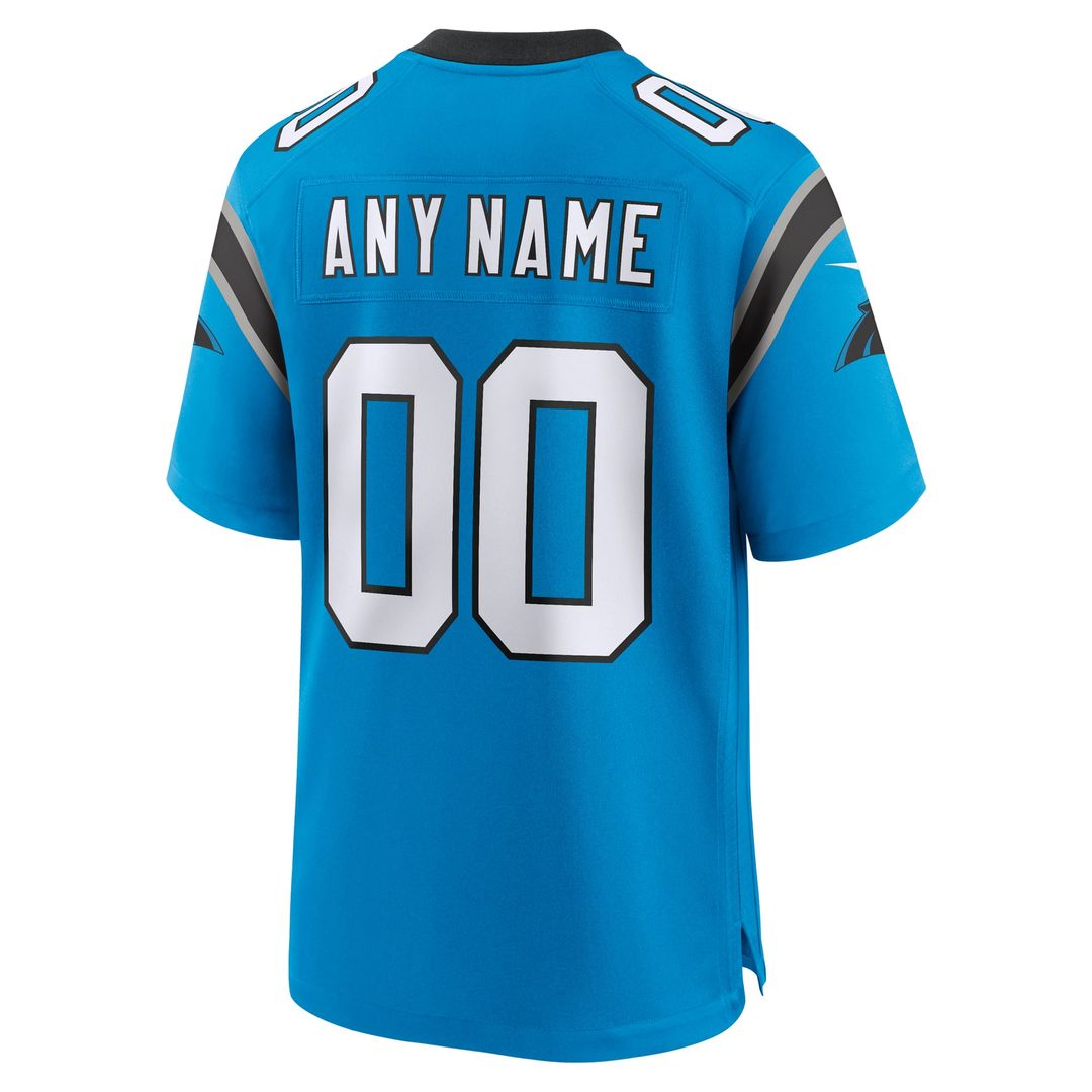 Carolina Panthers Nike Black Custom Game Jersey