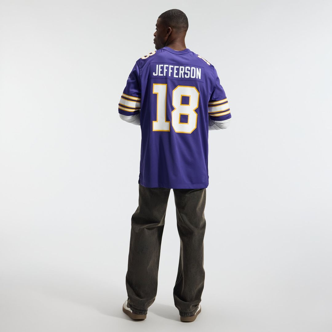 Minnesota Vikings Justin Jefferson Nike White Alternate Game Player Jersey