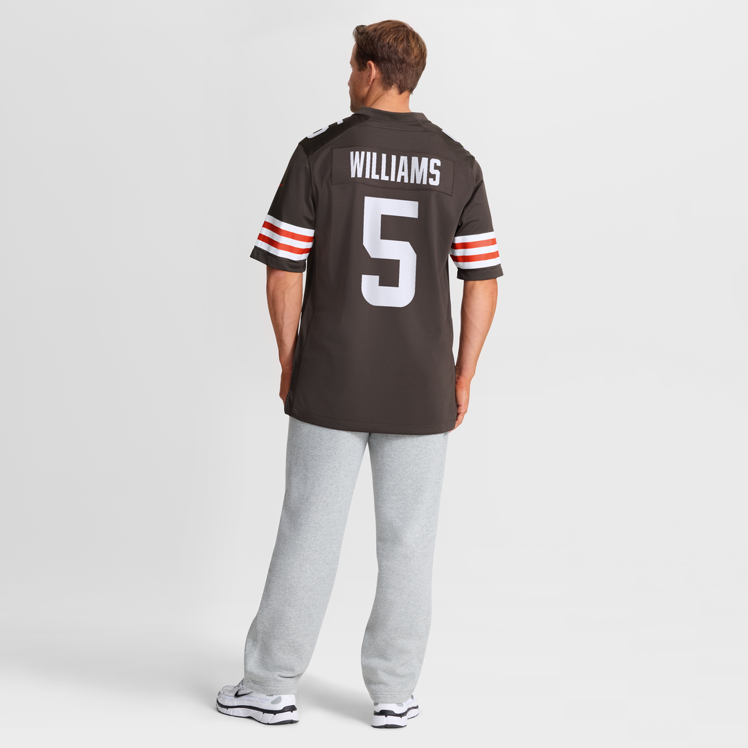 Cleveland Browns Quincy Williams Nike Brown Team Game Jersey