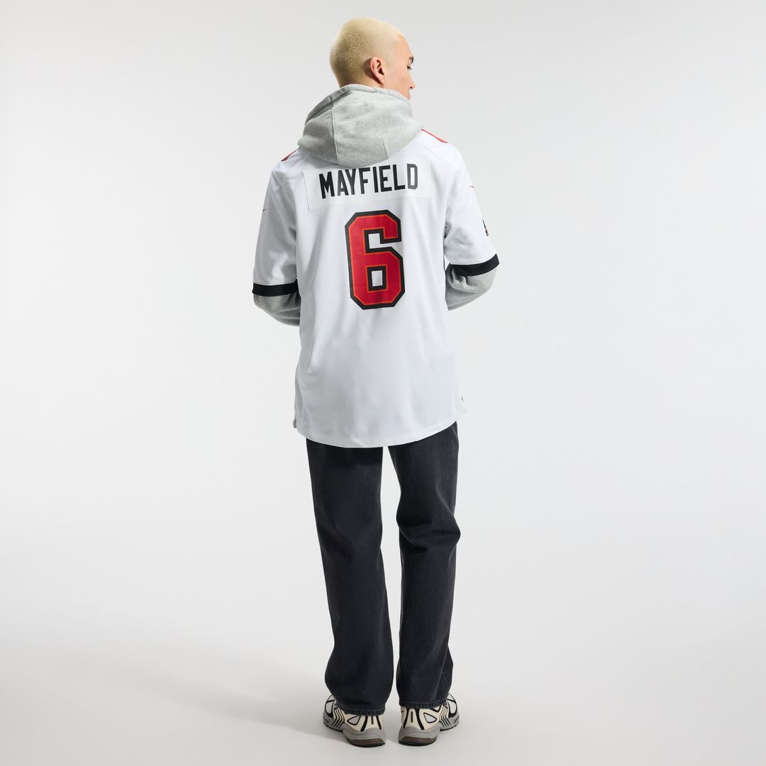 Tampa Bay Buccaneers Baker Mayfield Nike Orange Throwback Game Jersey