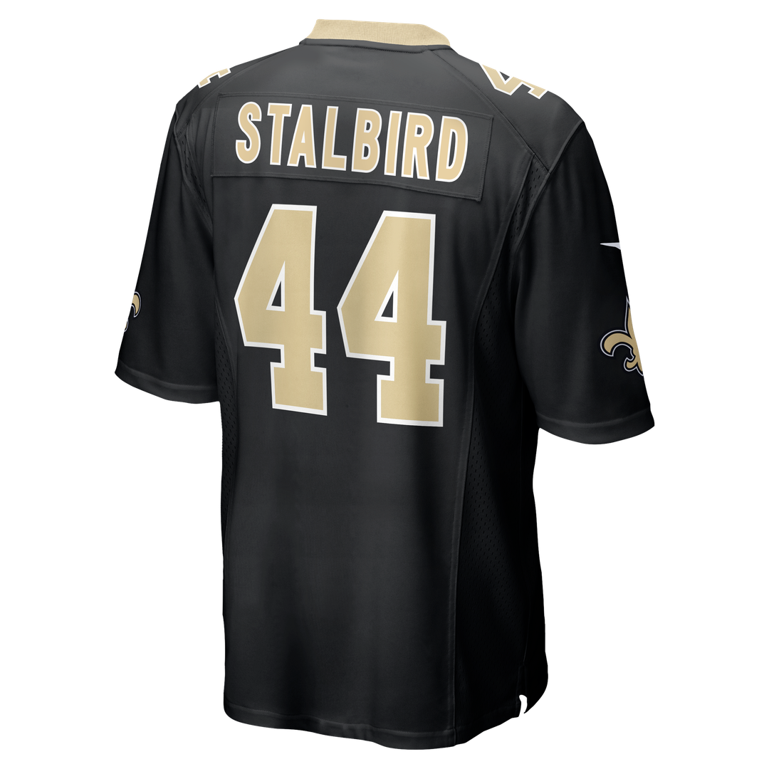 New Orleans Saints Isaiah Stalbird Nike Black Team Game Jersey