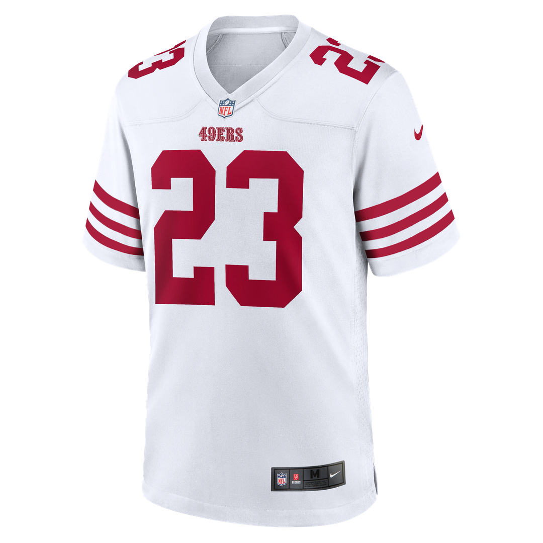 San Francisco 49ers Christian McCaffrey Nike Scarlet Game Player Jersey
