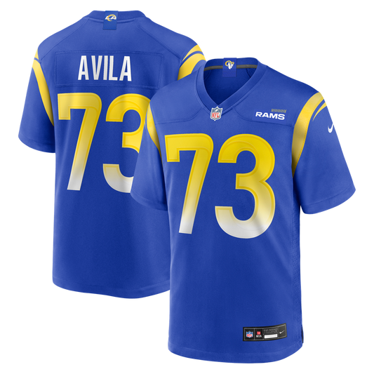 Los Angeles Rams Steve Avila Nike Royal Home Game Jersey