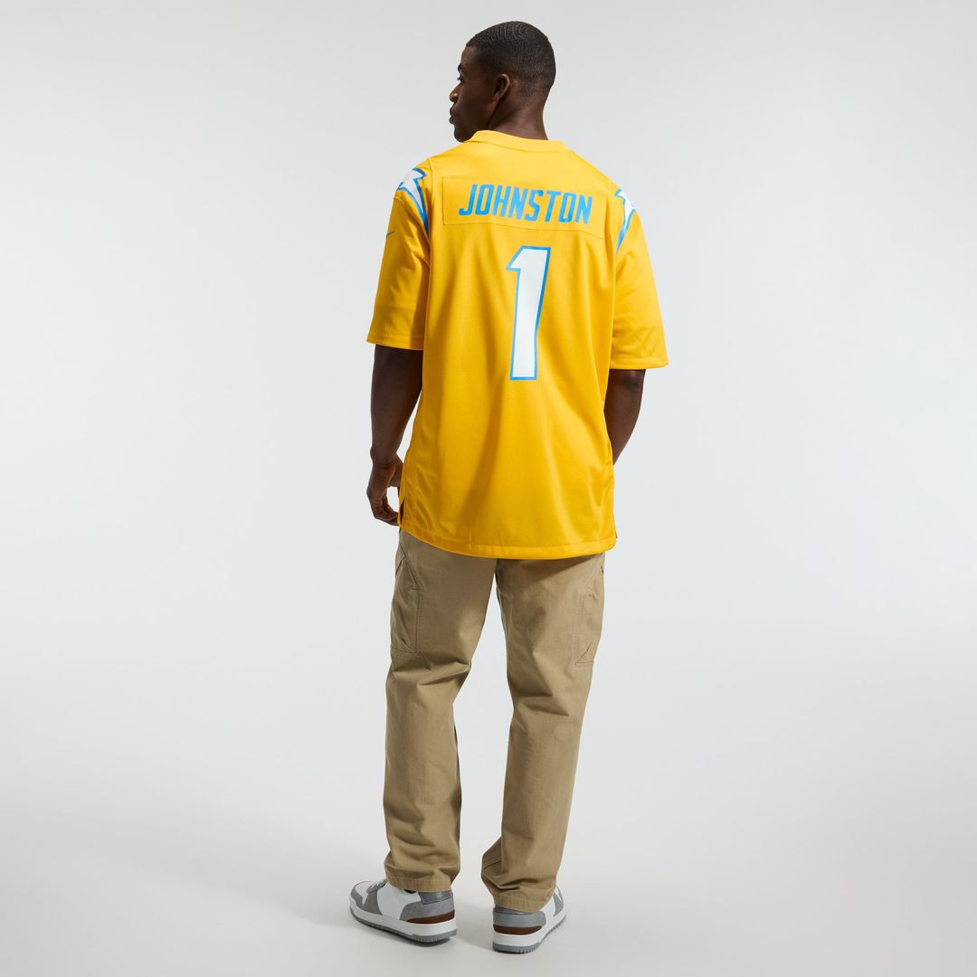 Los Angeles Chargers Quentin Johnston Nike Navy Alternate Super Chargers Game Player Jersey