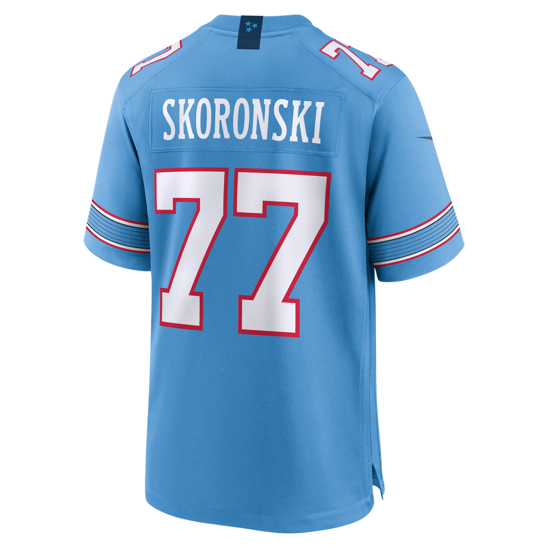 Tennessee Titans Peter Skoronski Nike Light Blue Game Jersey