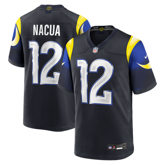 Los Angeles Rams Puka Nacua Nike Dark Blue Rivalries Collection Game Jersey