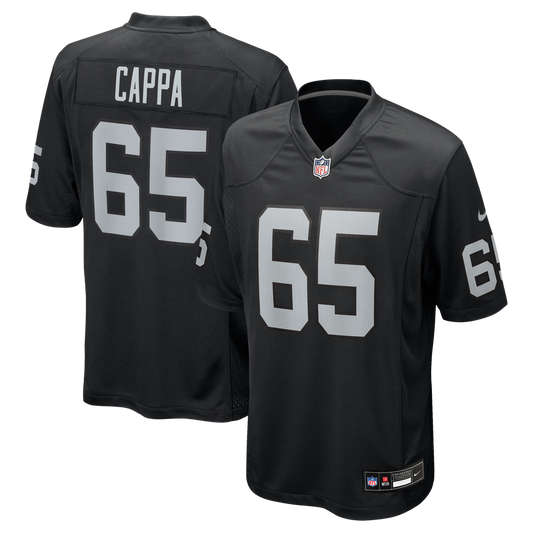 Las Vegas Raiders Alex Cappa Nike Black Team Game Jersey