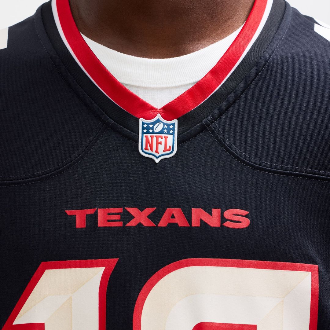 Houston Texans Nico Collins Nike White Game Jersey