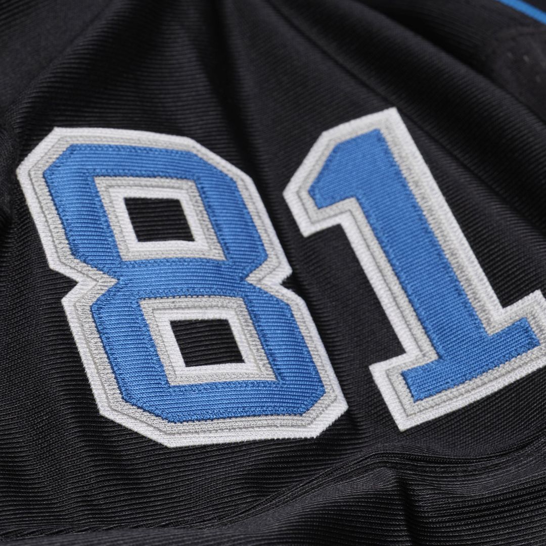 Detroit Lions Calvin Johnson Mitchell & Ness Black 2007 Authentic Throwback Jersey