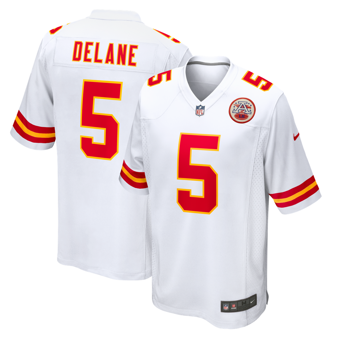 Kansas City Chiefs Mansoor Delane Nike Red Team Game Jersey