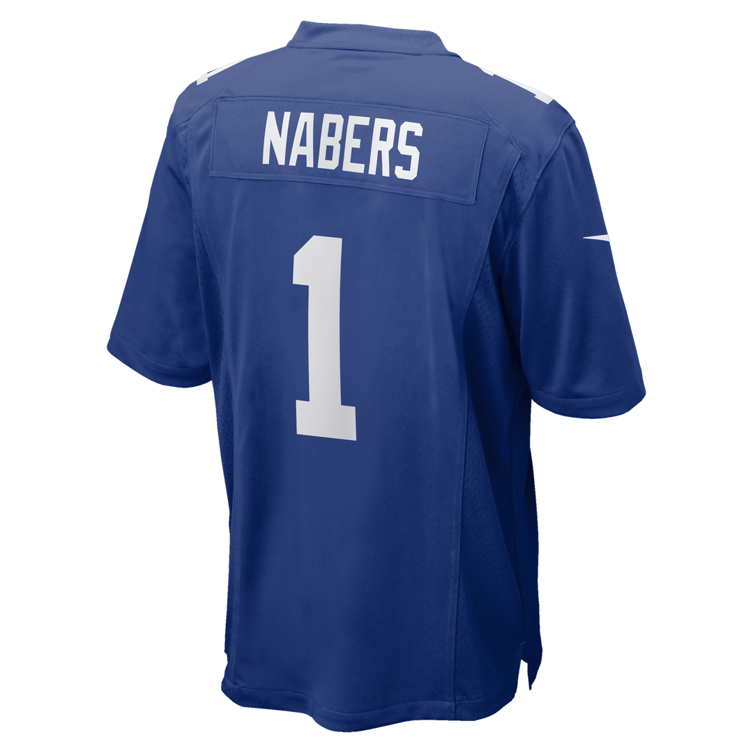 New York Giants Malik Nabers Nike Century Red Alternate Game Jersey