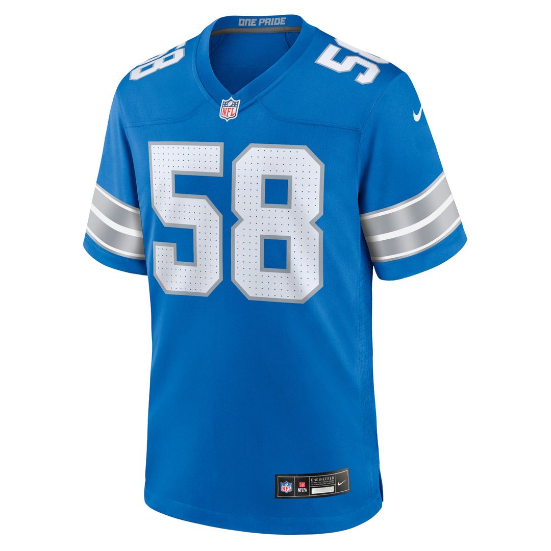 Detroit Lions Penei Sewell Nike White Game Jersey