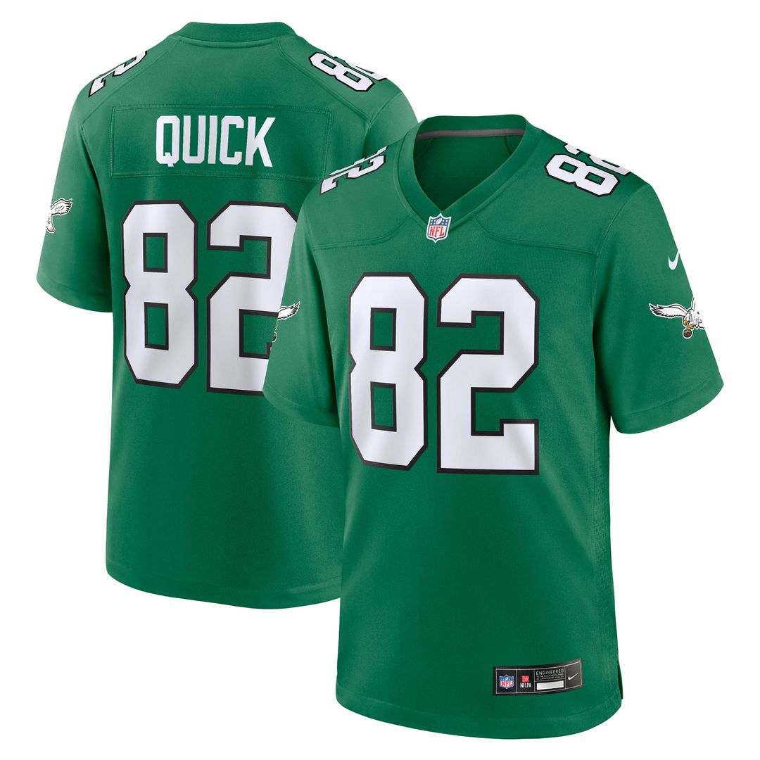 Philadelphia Eagles Mike Quick Nike Kelly Green Retired Player Alternate Game Jersey
