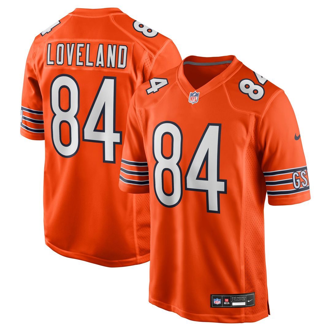 Chicago Bears Colston Loveland Nike Navy Team Game Jersey