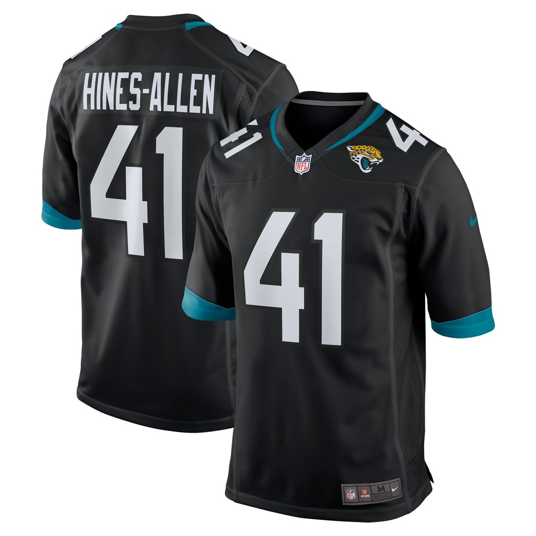 Jacksonville Jaguars Josh Hines-Allen Nike Black Alternate Game Jersey