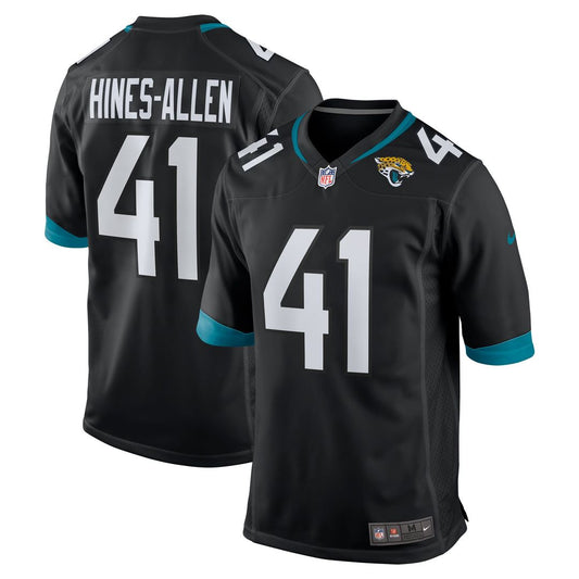 Jacksonville Jaguars Josh Hines-Allen Nike Black Alternate Game Jersey