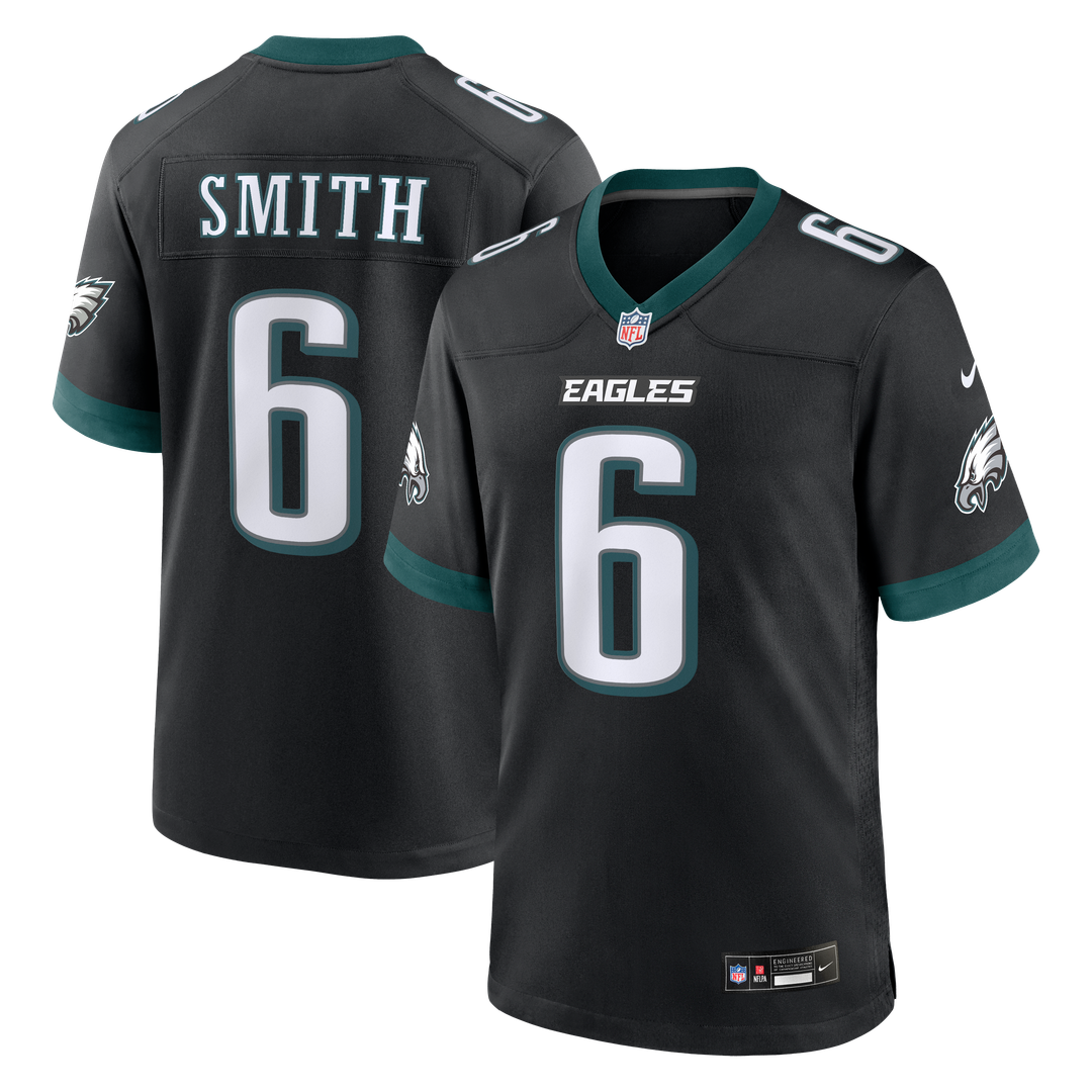 Philadelphia Eagles DeVonta Smith Nike Midnight Green Team Game Jersey