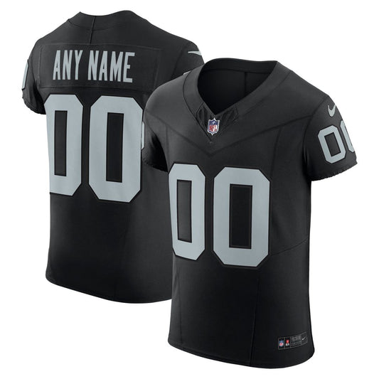 Las Vegas Raiders Nike Black Vapor F.U.S.E. Elite Custom Jersey