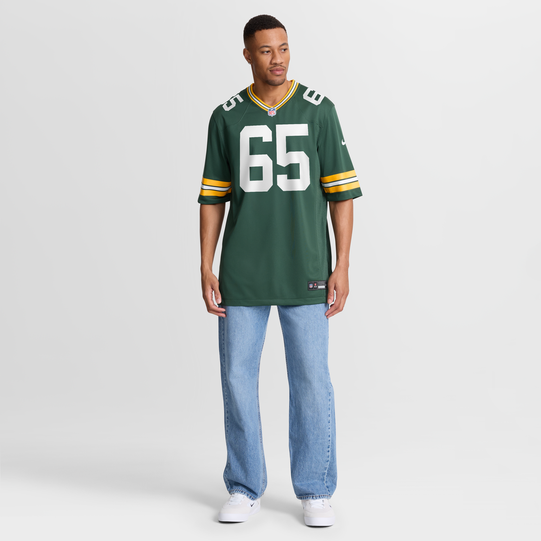 Green Bay Packers Aaron Banks Nike Green Team Game Jersey