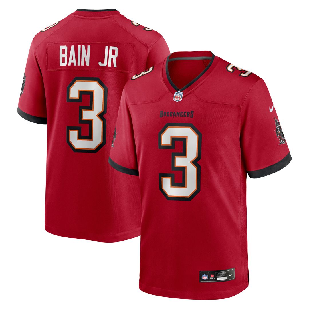 Tampa Bay Buccaneers Rueben Bain Jr. Nike Red Team Game Jersey