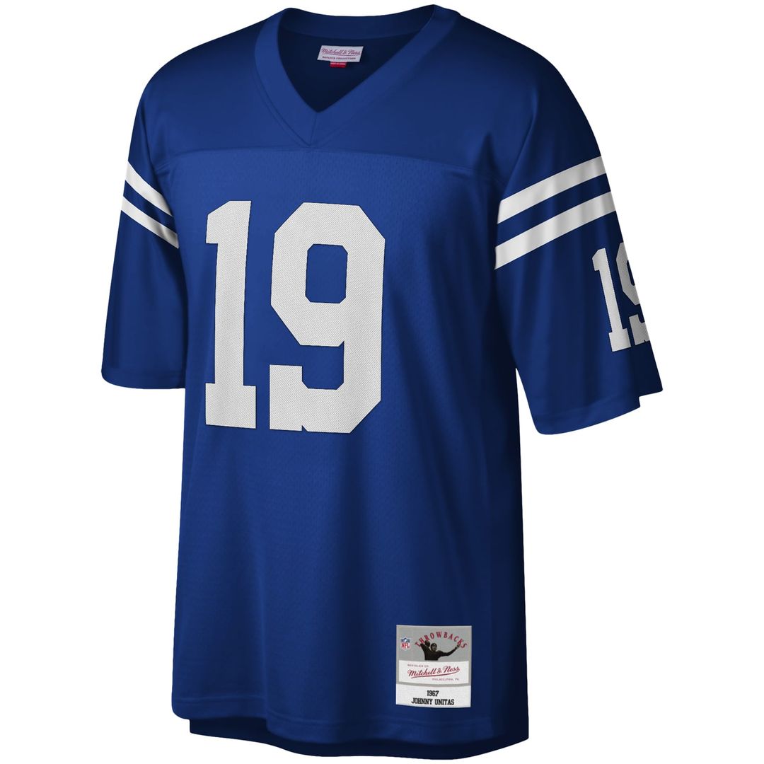 Baltimore Colts Johnny Unitas Mitchell & Ness Royal Legacy Replica Jersey