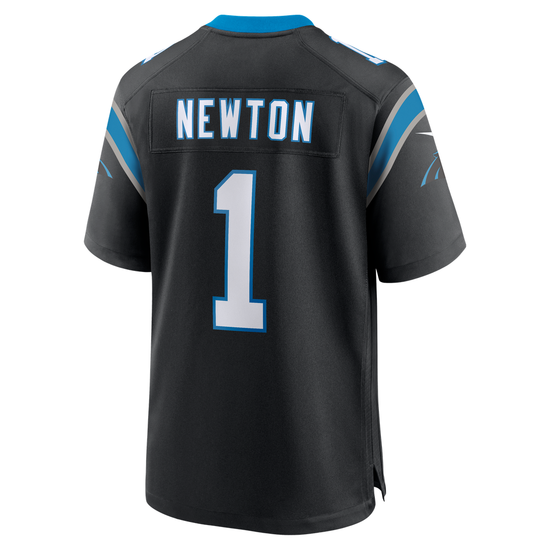Carolina Panthers Cam Newton Nike Black Team Retired Game Jersey