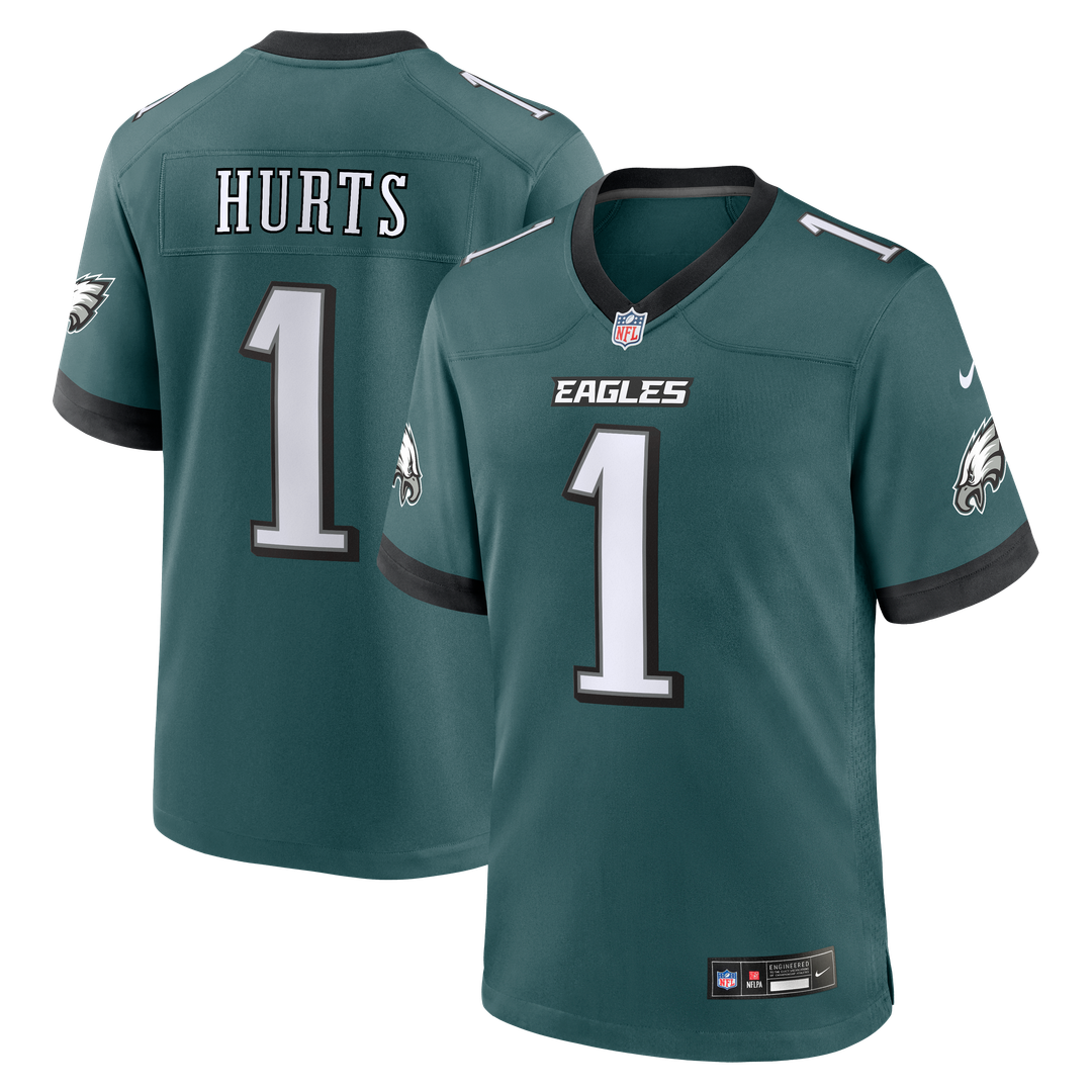 Philadelphia Eagles Jalen Hurts Nike Black Alternate Game Jersey