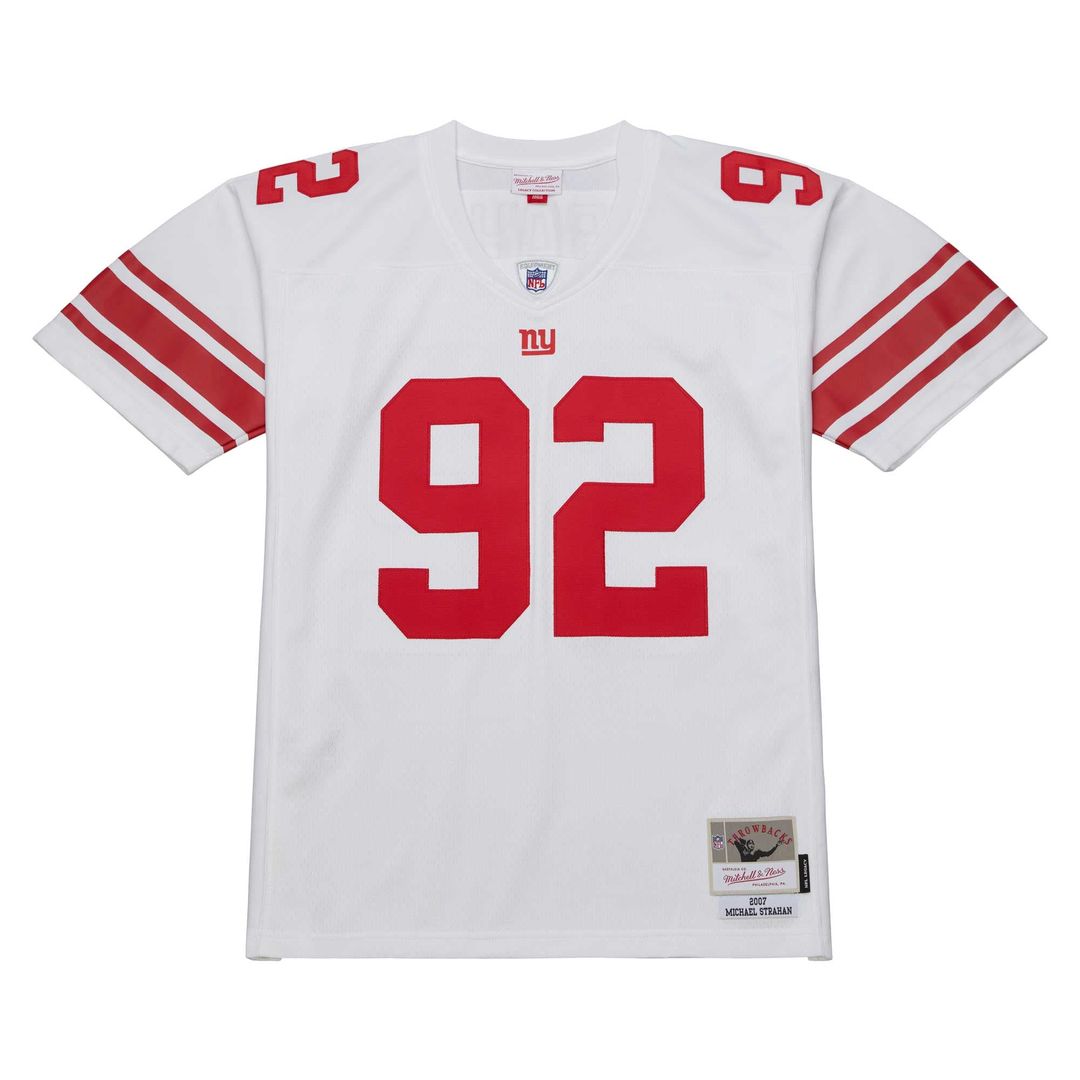 New York Giants Michael Strahan Mitchell & Ness White Legacy Replica Jersey