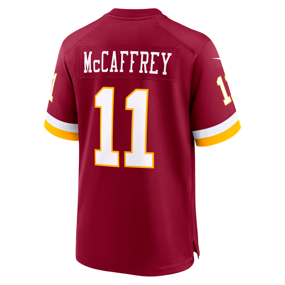 Washington Commanders Luke McCaffrey Nike White Game Super Bowl Era Jersey