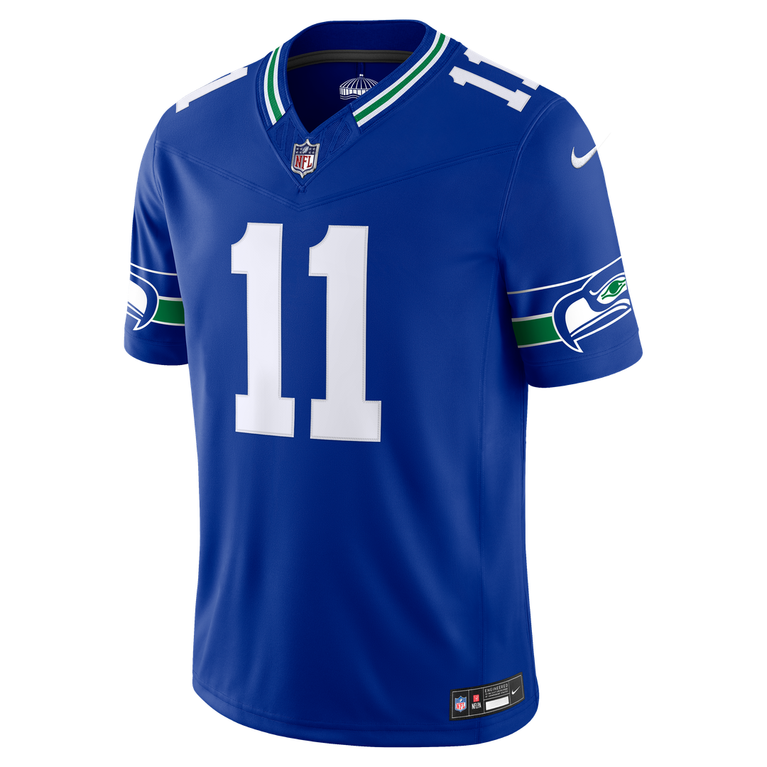 Seattle Seahawks Jaxon Smith-Njigba Nike Royal Alternate Vapor F.U.S.E. Stitched Limited Jersey