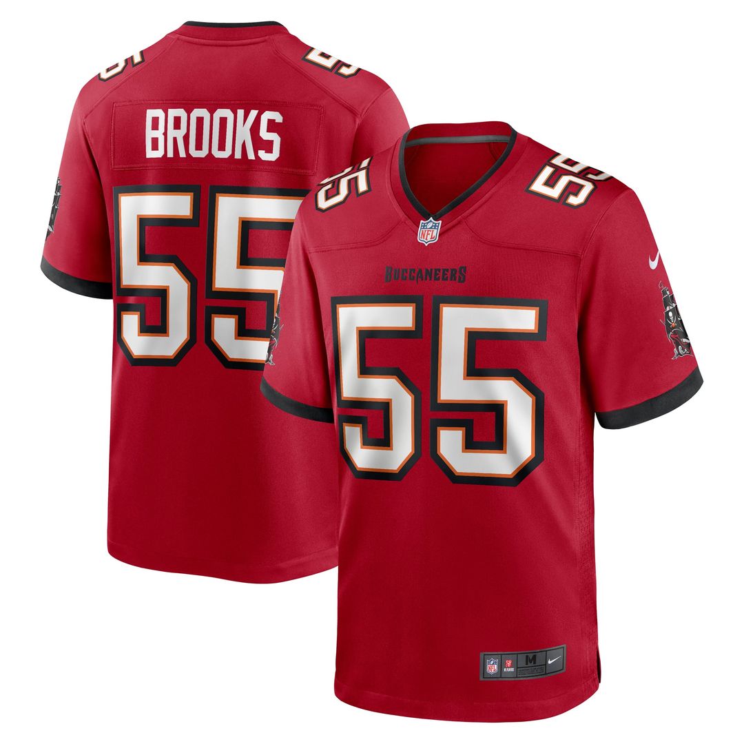 Tampa Bay Buccaneers Derrick Brooks Nike Red Retired Player Game Jersey