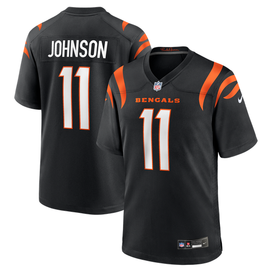 Cincinnati Bengals Josh Johnson Nike Black Team Game Jersey