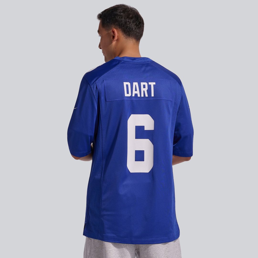 New York Giants Jaxson Dart Nike Red Alternate Century Red Game Jersey
